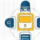 Icon für elektronische Gebührenerhebung mit Zahlungssymbolen
