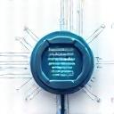 Icon einer digital vernetzten Straßenmaut-Technologie